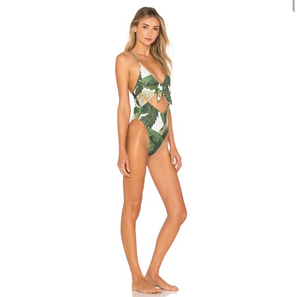 Beach Riot Karissa One Piece Banana Leaf Print - Picture 9 of 10